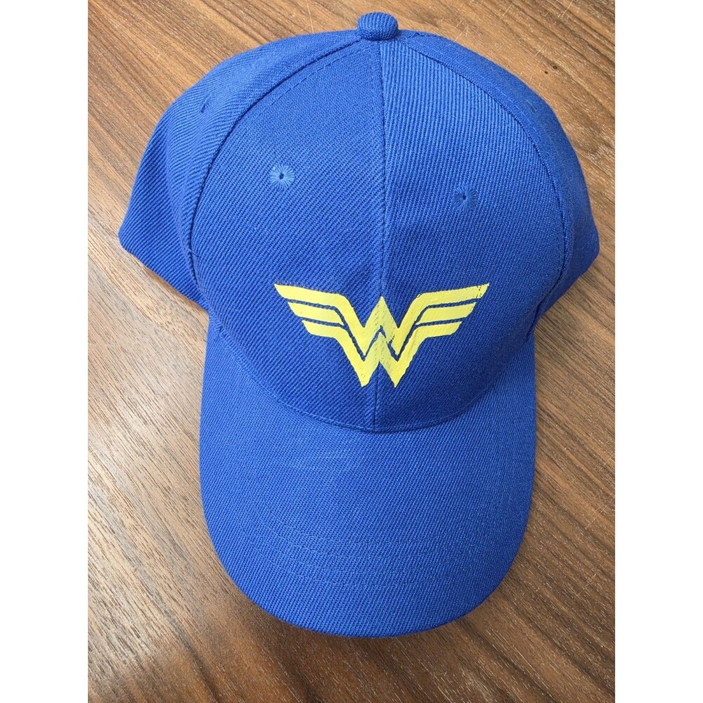 Womens Wonder Woman Baseball Cap Blue DC Comics